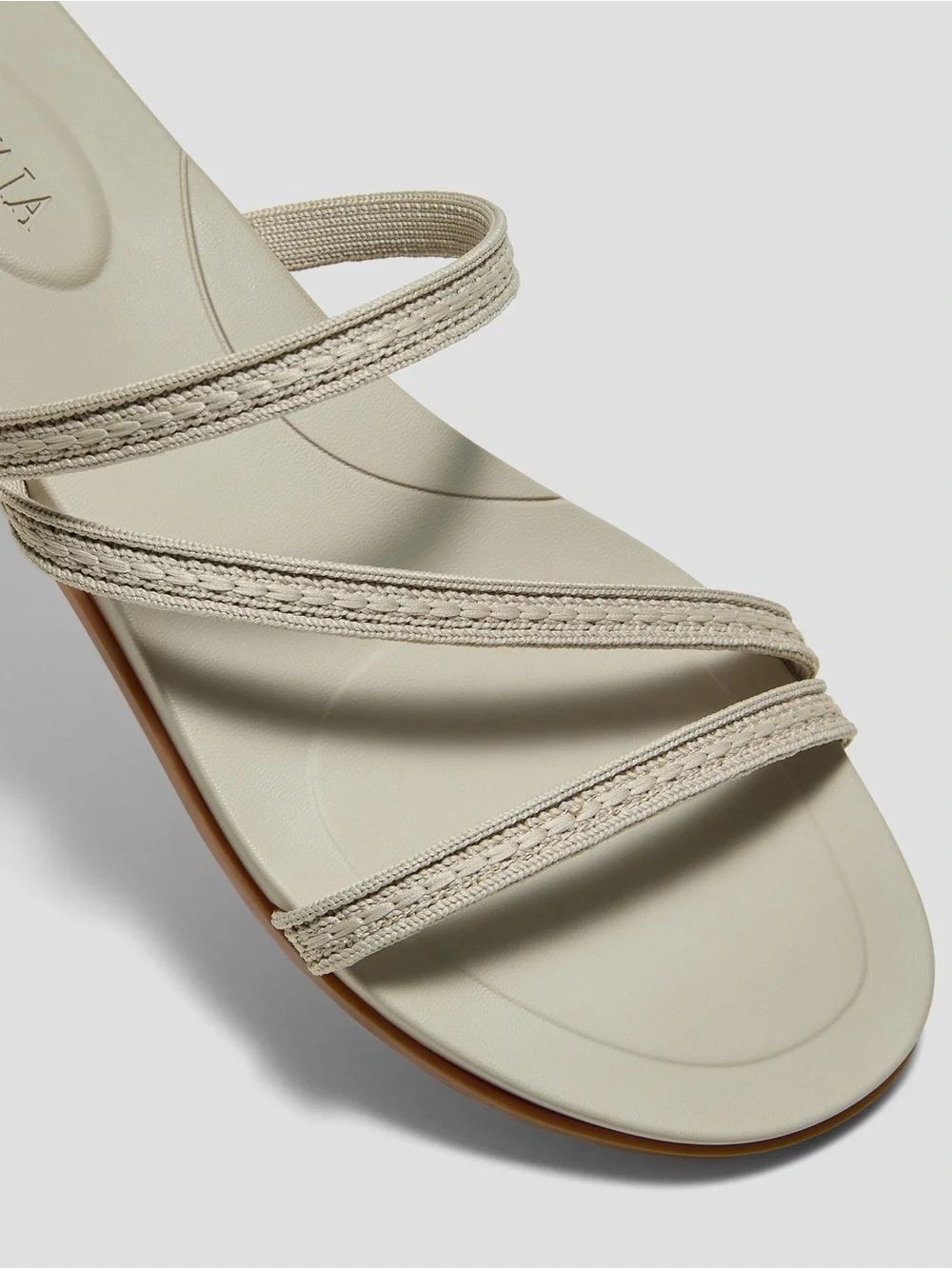 Vivaia Carla Round-Toe Flip-Flops Doeskin Rustic Cable 39 8 - Picture 2 of 10